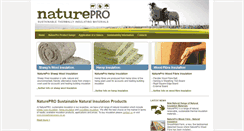 Desktop Screenshot of natureproinsulation.co.uk